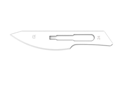GIMA CARBON STEEL BLADES N. 24 - sterile
