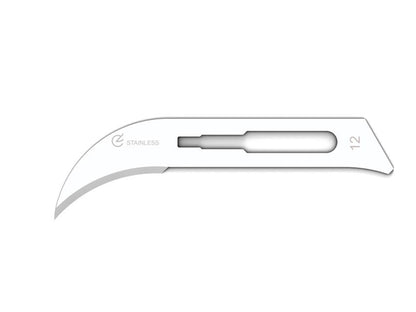 GIMA STAINLESS STEEL BLADES N. 12 - sterile