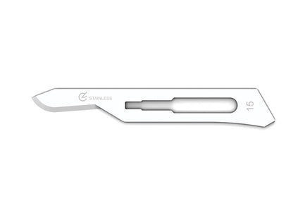 GIMA STAINLESS STEEL BLADES N. 15 - sterile
