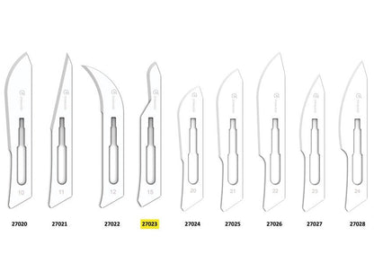 GIMA STAINLESS STEEL BLADES N. 15 - sterile