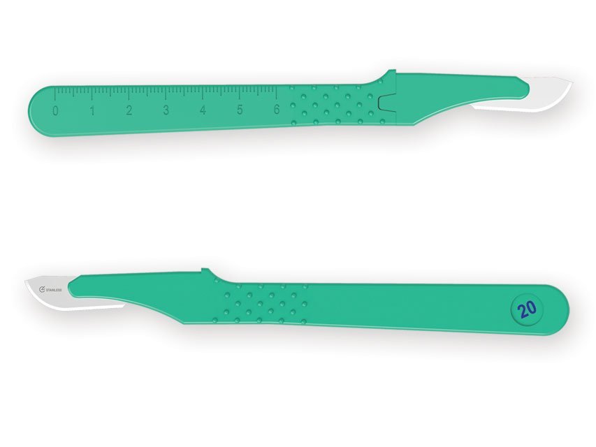 GIMA DISPOSABLE SCALPELS N. 20 - sterile