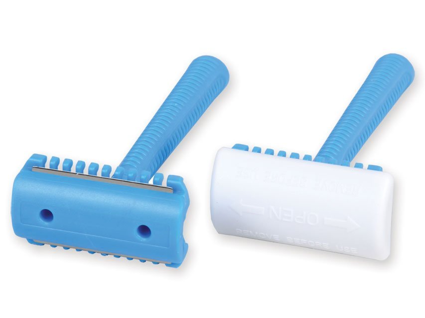 SURGICAL RAZORS - single blade with comb