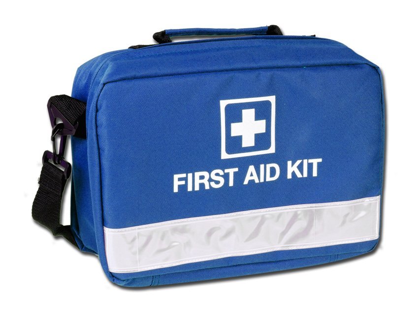 FIRST AID BAG - blue - empty