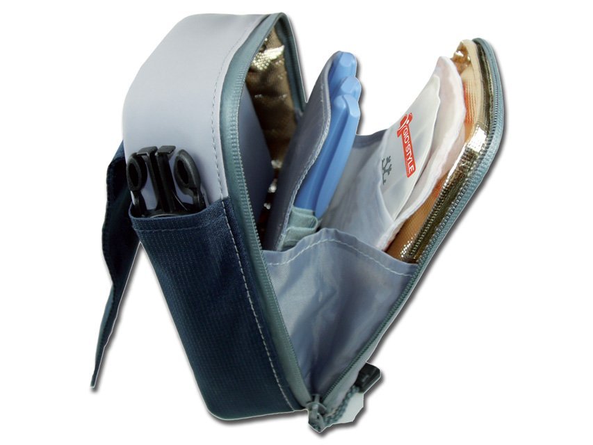 MEDI-POCKET INSULATED BAG - grey/beige