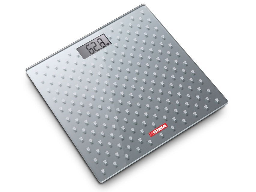 GLASS DIGITAL SCALE - grey