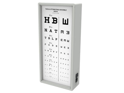 "MIXED DECIMAL" ILLUMINATED CHART 3 m