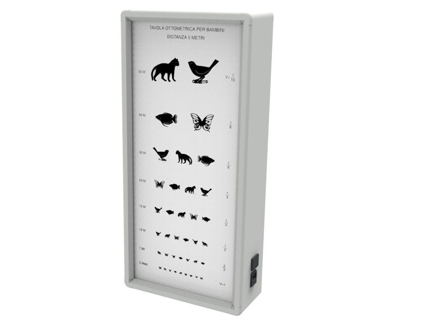 OPTOMETRIC CHART - ANIMALS