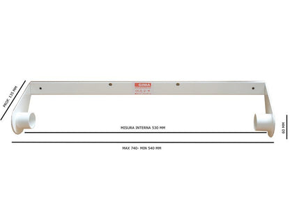 COUCH ROLL HOLDER for standard treatment tables