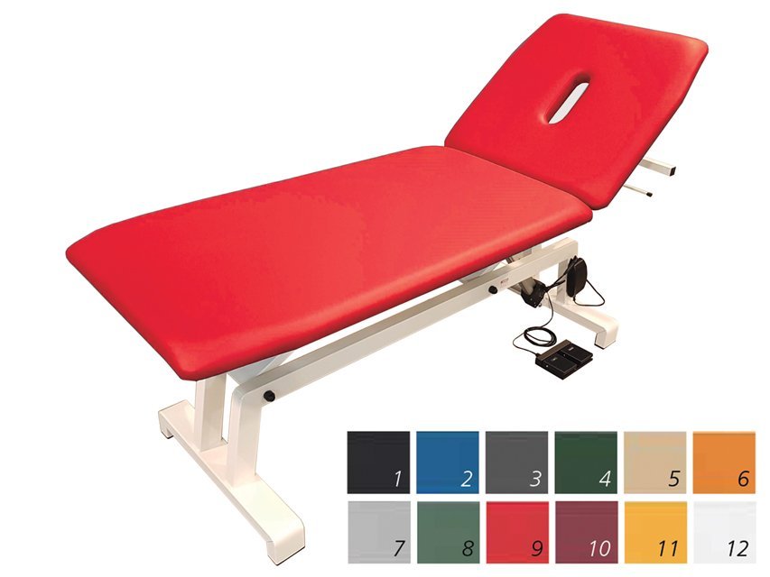 ELECTRIC HEIGHT ADJUSTABLE TREATMENT TABLE - colour on request