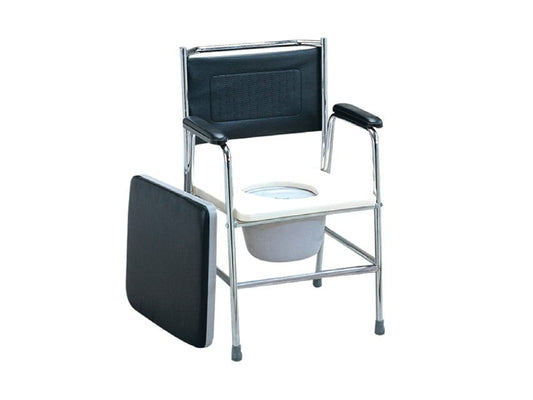 COMMODE CHAIR - stainless steel