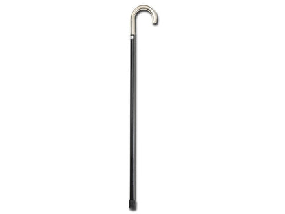 LEONARDO WOOD STICK - metal - curved handle