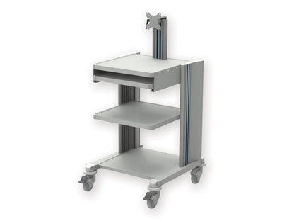 PRO CART - 2 shelves, keyboard, monitor support