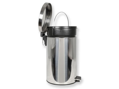 WASTE BIN 70 l with pedal - stainless steel