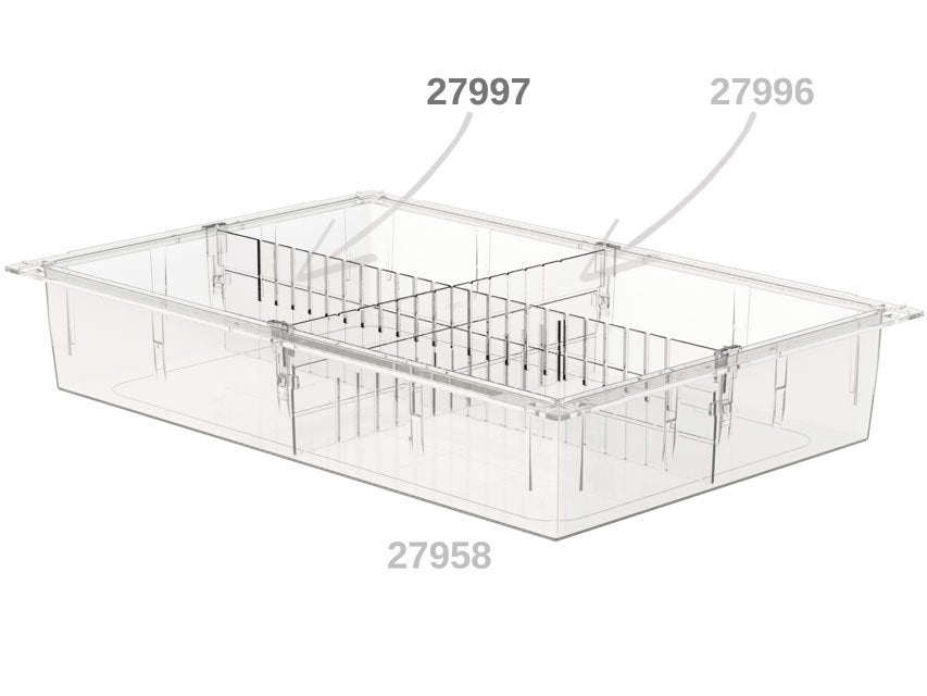 DIVIDER 600x100 mm for ISO drawer