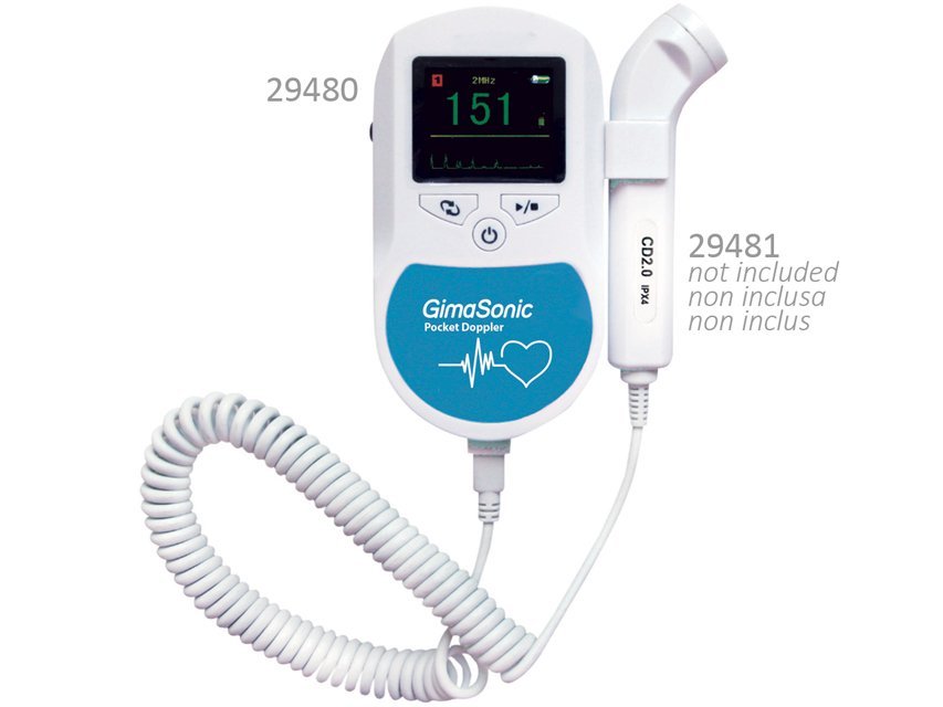 GIMASONIC POCKET DOPPLER WITH COLOUR DISPLAY without probe