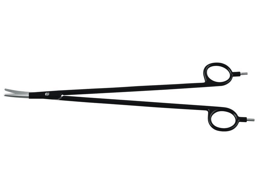 BIPOLAR SCISSORS 18 cm - curved