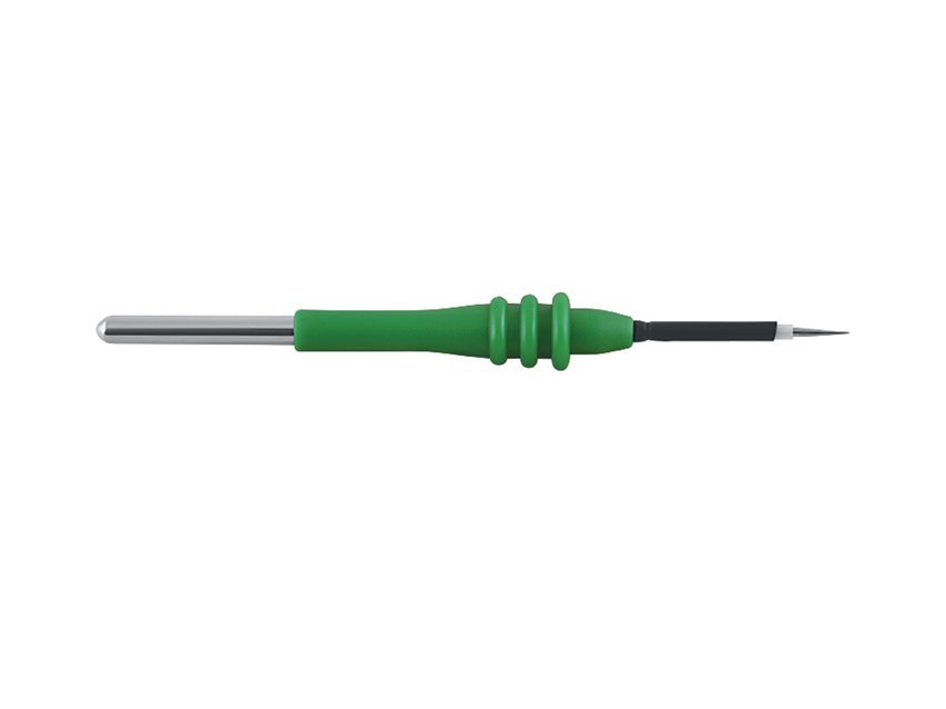 TUNGSTEN NEEDLE ELECTRODE 6 cm - straight - disposable