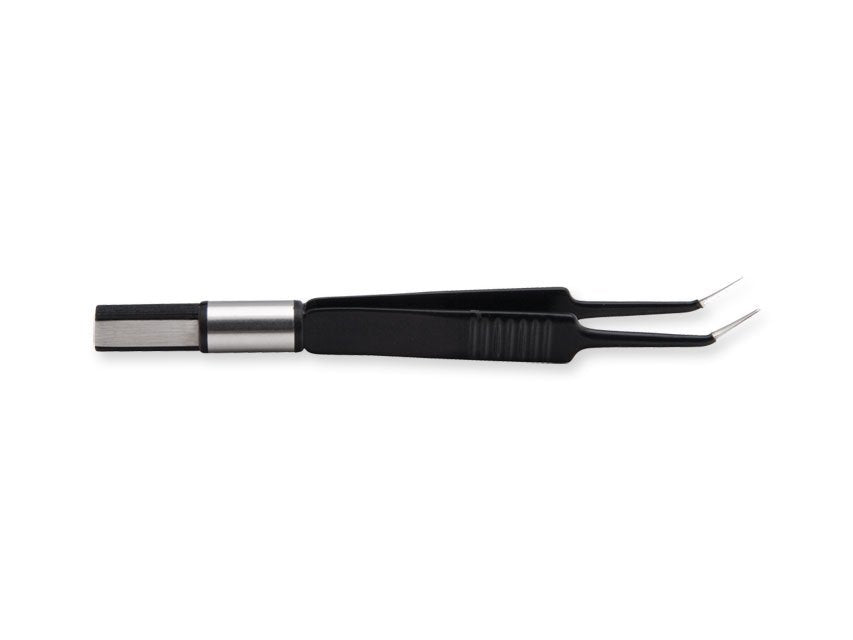 EU NON-STICK JEWELLER FORCEPS 11.5 cm - angled 0.7 mm point