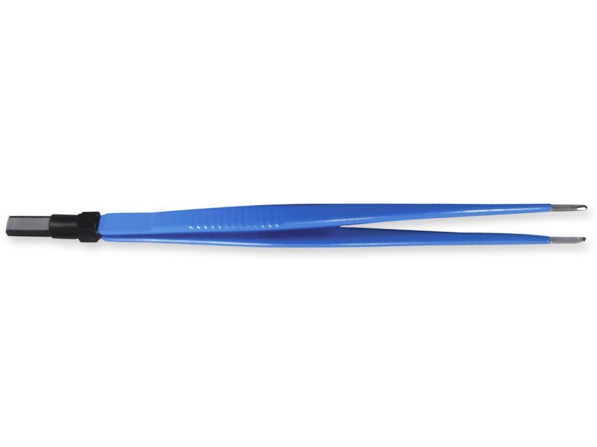EU STRAIGHT FORCEPS 20 cm - 2 mm point