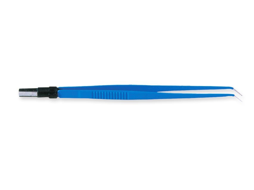 EU STRAIGHT FORCEPS 18 cm - angled 0.3 mm point