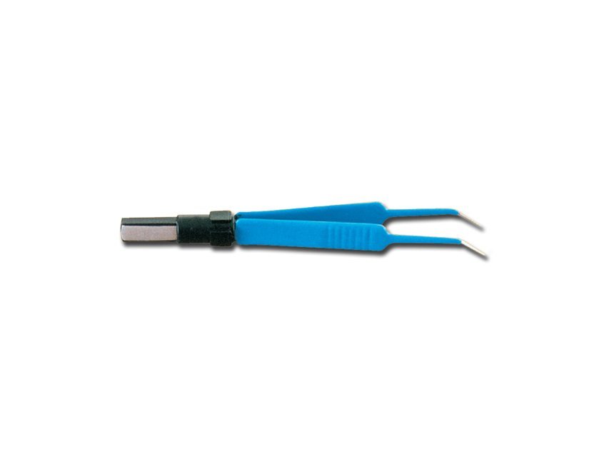 EU JEWELER FORCEPS 11.5 cm - angled 0.25 mm point