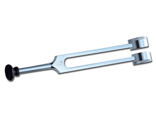 ALUMINIUM TUNING FORK 128 Hz - with foot