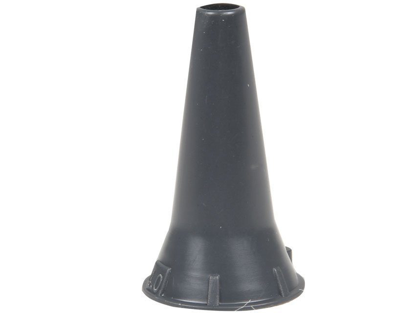 MINI EAR SPECULUM diam. 4 mm - grey - in dispenser