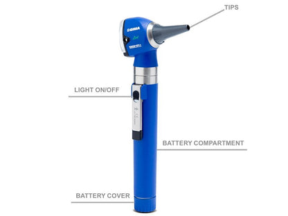 SIGMA-C LED OTOSCOPE - blue - pouch