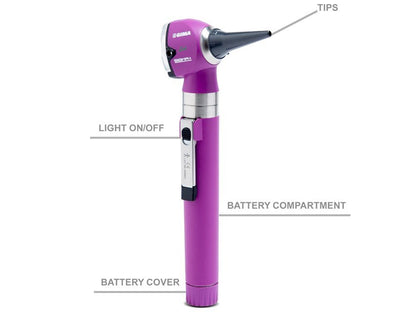 SIGMA-C LED OTOSCOPE - violet - pouch