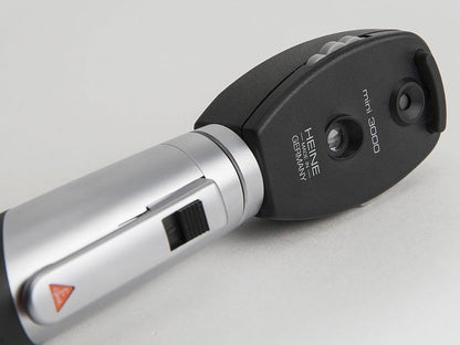 HEINE MINI 3000 F.O.OTO + OPHTHALMO SET - rechargeable handle - black