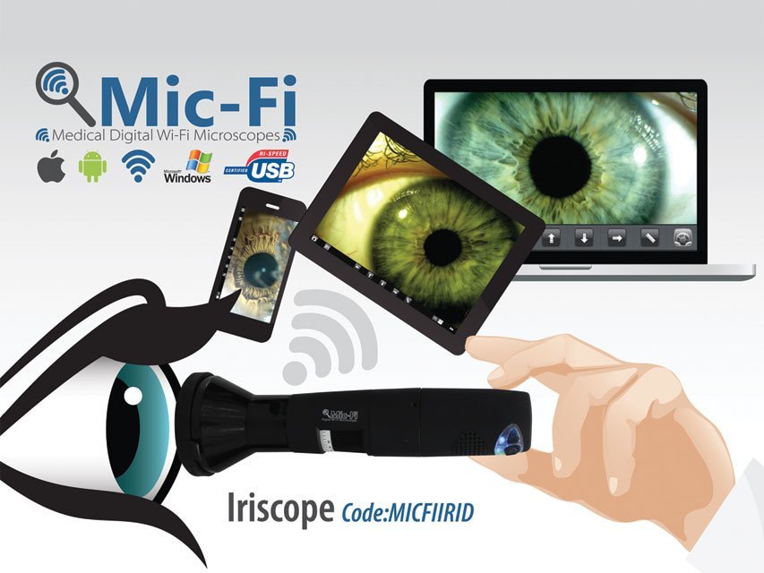 MIC Wi-Fi & USB IRIDOSCOPE
