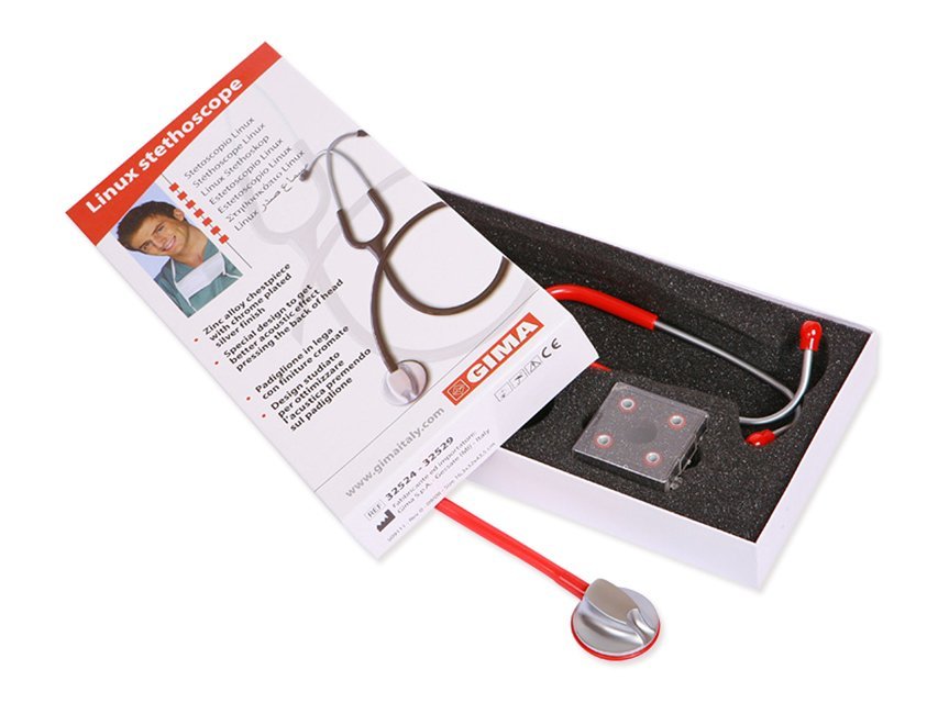 LINUX STETHOSCOPE - Y red