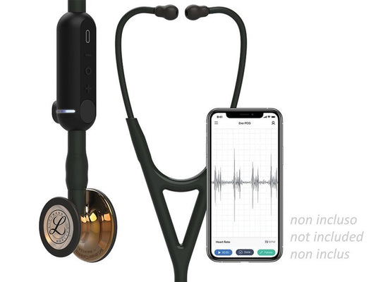 3M LITTMANN CORE DIGITAL STETHOSCOPE - 8863 - black - high polish copper finish