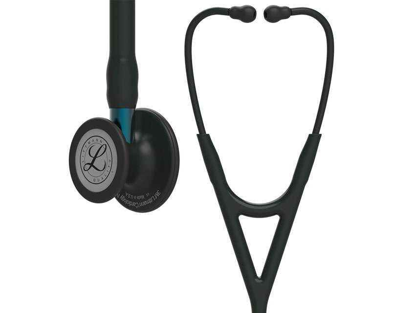 LITTMANN CARDIOLOGY IV - 6201 - black - black finish - blue stem