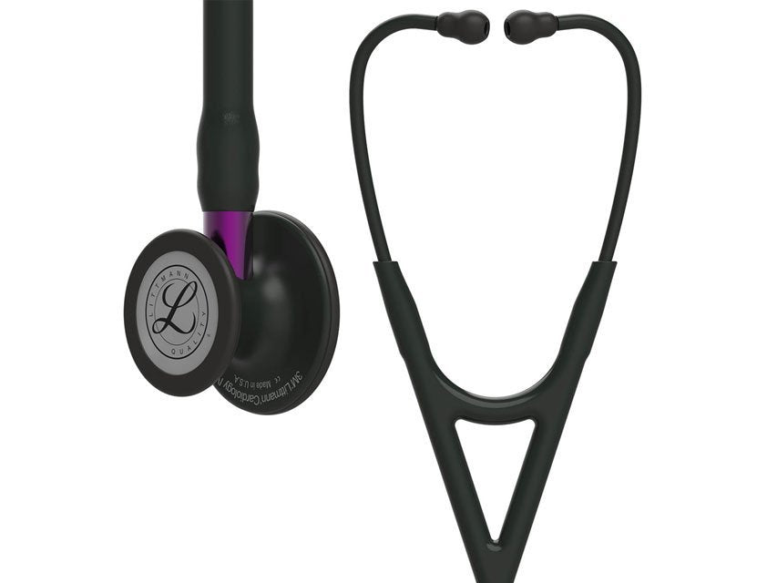 LITTMANN CARDIOLOGY IV - 6203 - black - black finish - violet stem