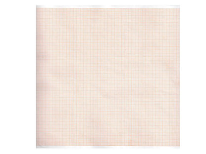 ECG thermal paper 210x30 mm x m roll - orange grid
