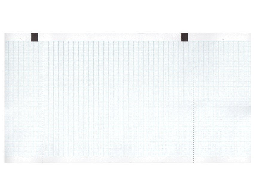 ECG thermal paper 130x27 mm x m roll - blue grid