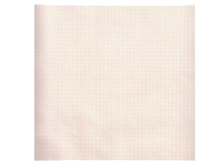 ECG thermal paper 210x30 mm x m roll - orange grid