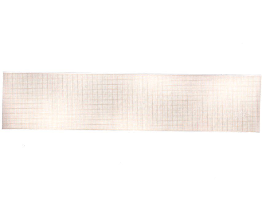 ECG thermal paper 58x25 mm x m roll - orange grid