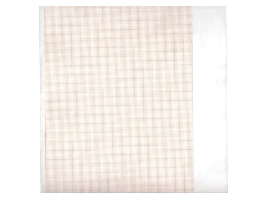 ECG thermal paper 210x20 mm x m roll - orange grid