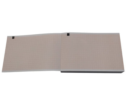 ECG thermal paper 100x150mm x200s pack - orange grid