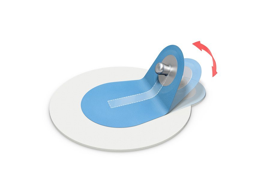 AMBU BLUE SENSOR L ECG ELECTRODES - snap