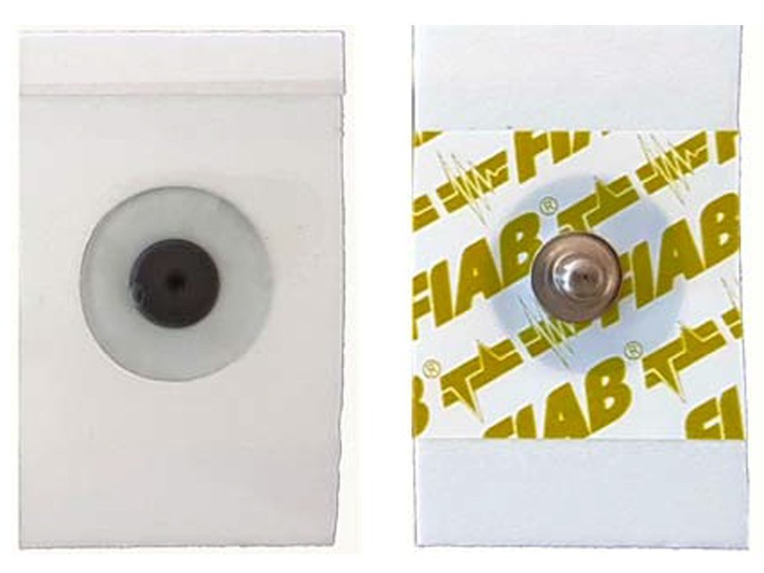 DISPOSABLE PE-FOAM ELECTRODES 28-44 mm - rectangular - adult/ped.