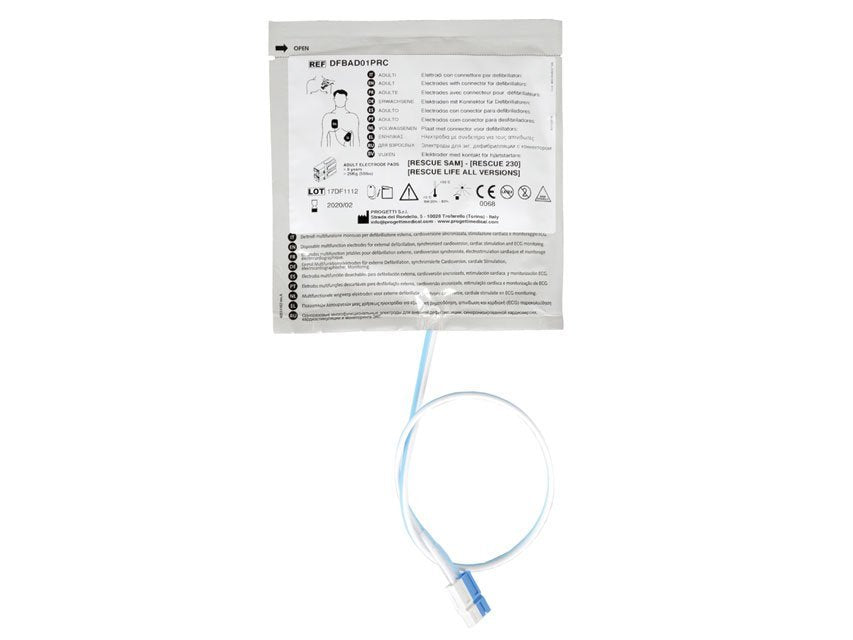 DISPOSABLE PADS with cable for Rescue Sam - adult