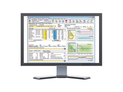 SPIROLAB COLOUR SPIROMETER with 7" touchscreen,SpO2,printer,software