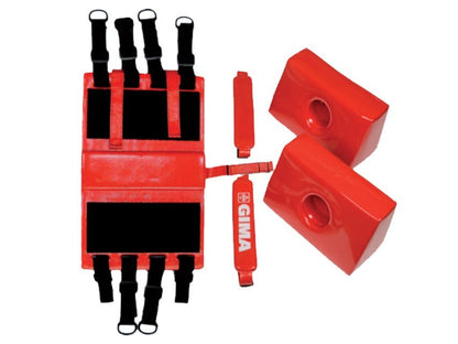 "FERMO 2"HEAD IMMOBILIZER - red
