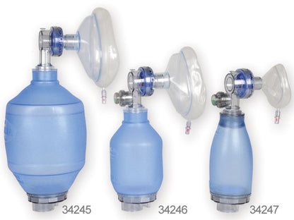 SILICONE RESUSCITATOR BAG with MASK N 3 - child