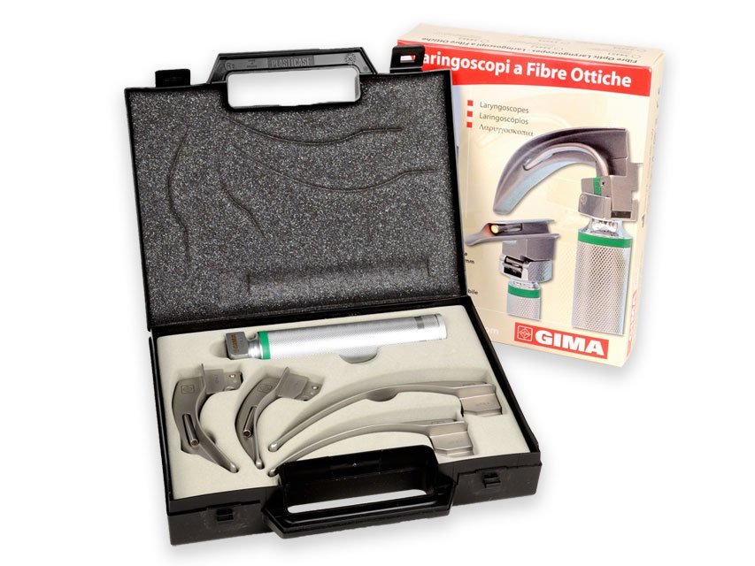 GIMA GREEN F.O.LED ADULT SET 4 BLADES MC-INTOSH 1-2-3-4 - 3.5 V - 30.000 lux