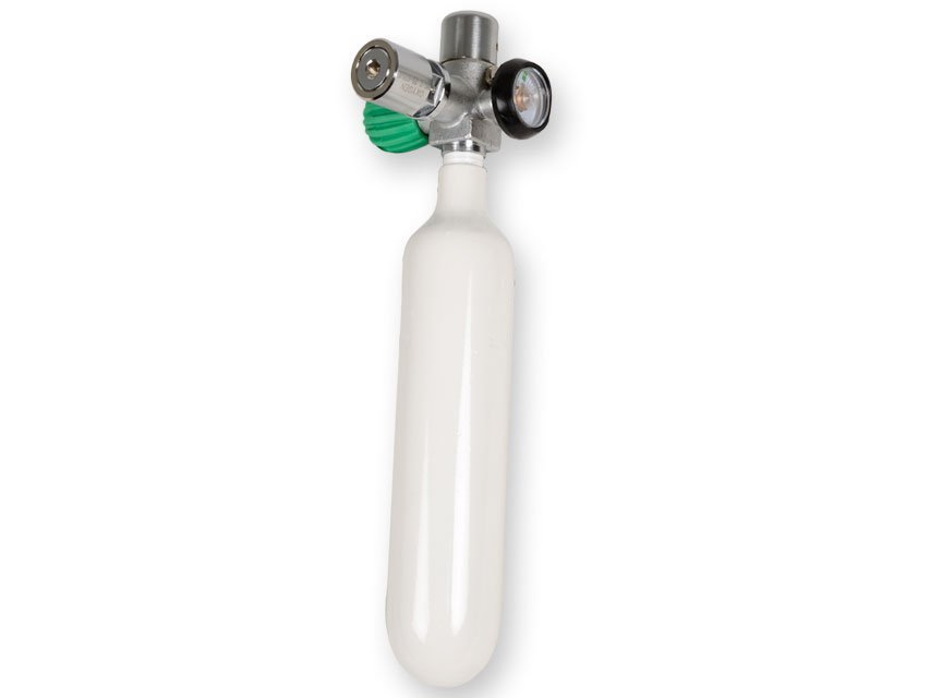 OXYGEN CYLINDER 0.5 l with reducer - NF - empty