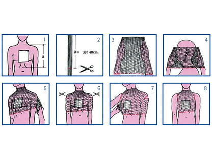 ELASTIC TUBULAR NETTING 9 for shoulder, body, back